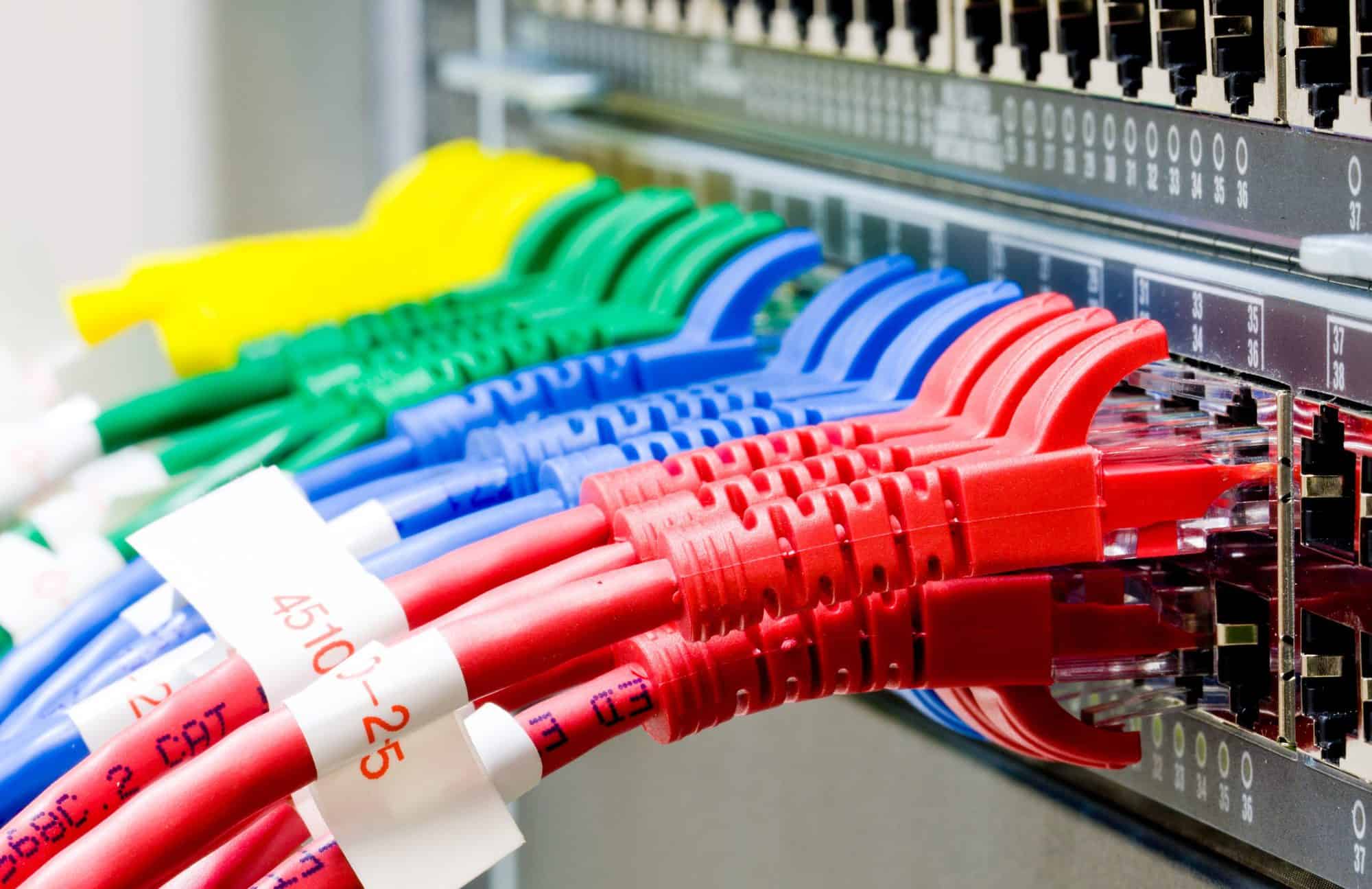 Commercial electrical and data cabling installation for office furniture systems by On Point Installations in Chicago, IL