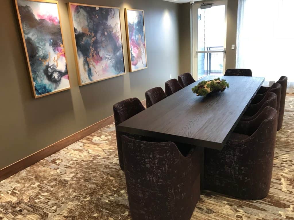 Conference Room Furniture Assembly Art Installation