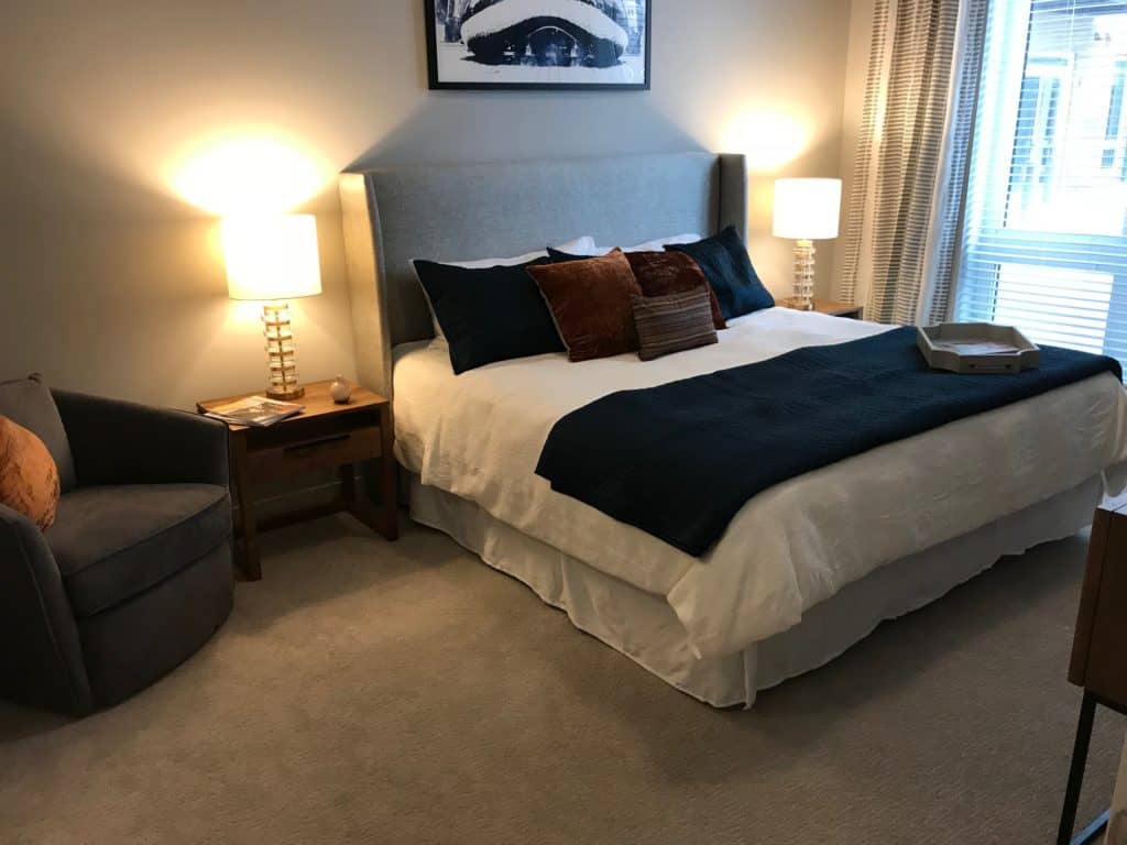 Furniture Assembly in Design Studios Bedroom Model