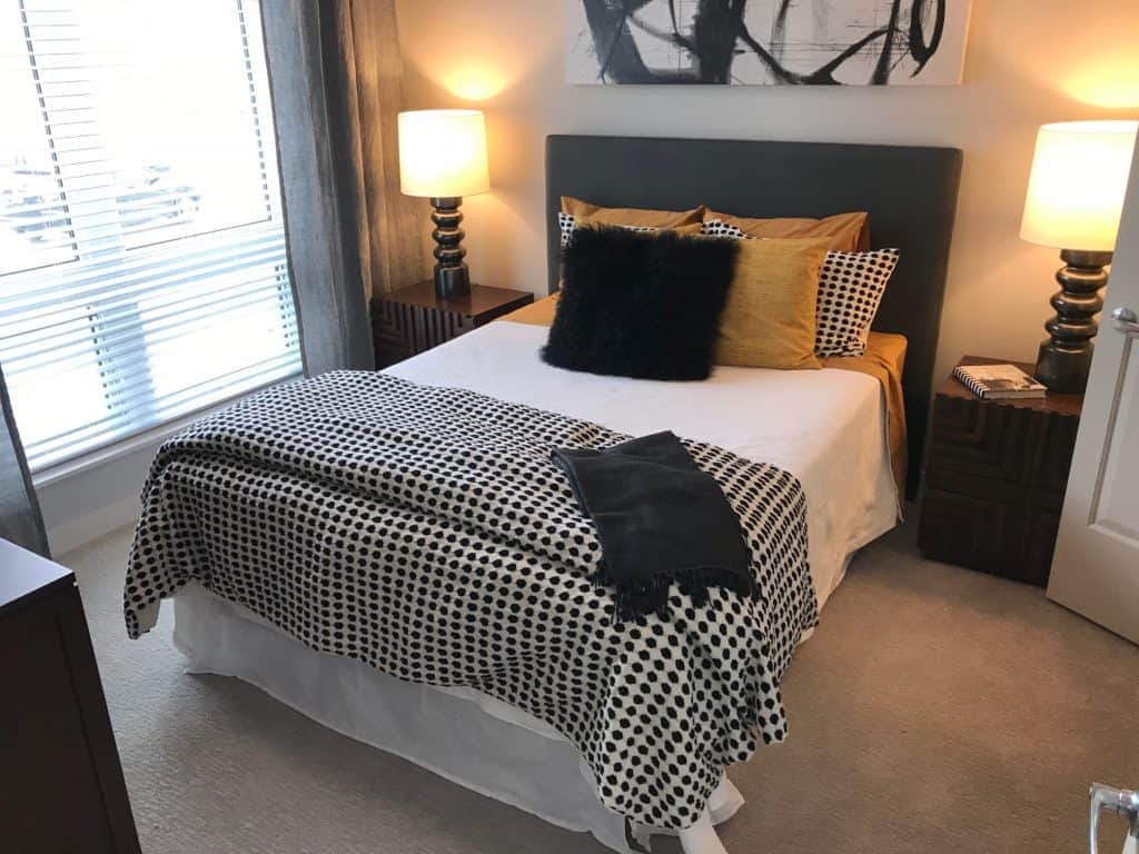 Furniture Assembly in Model Bedroom