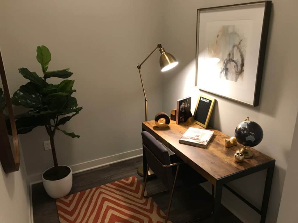 Furniture Assembly in Office Alcove