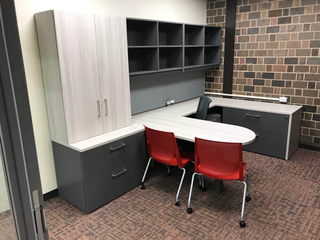 haworth intuity modular installation private office chicago