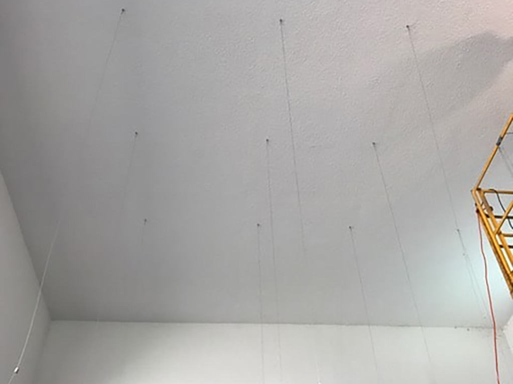 Installation Of 9 Ceiling Cables