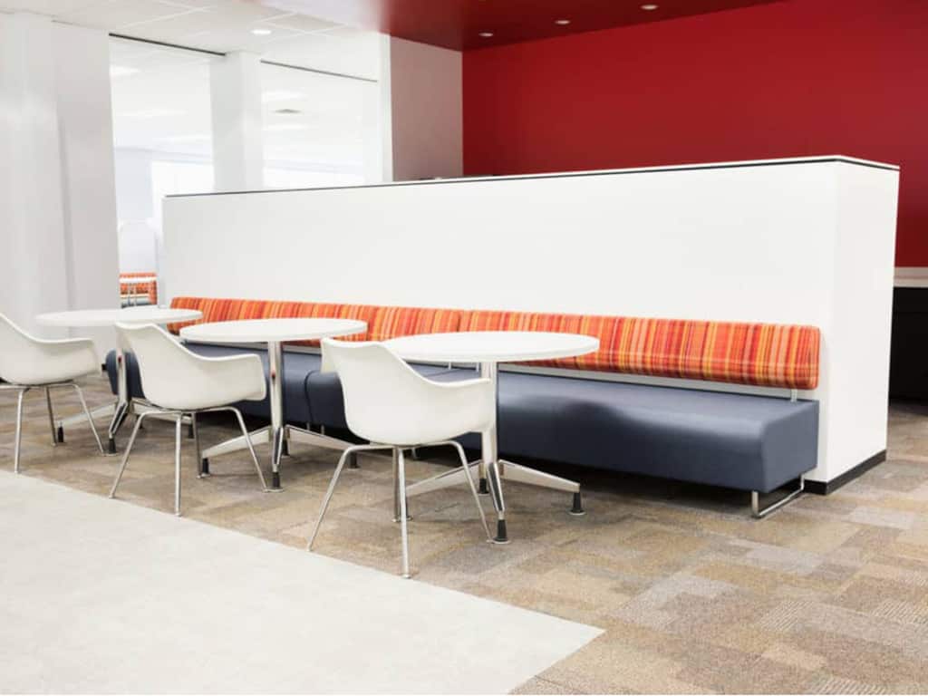 Ki Unite Corporate Cafe Tables Banquette Installation