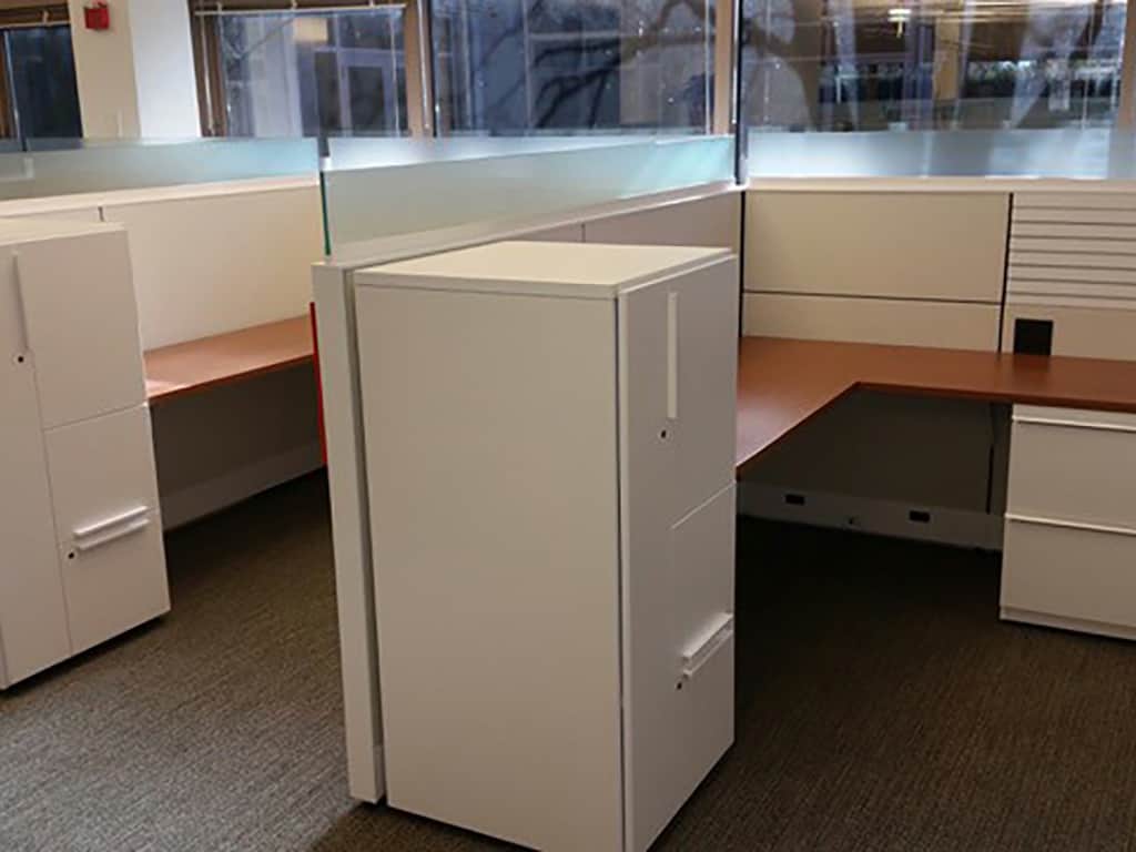 Knoll Office Furniture Installation Frameless Glass