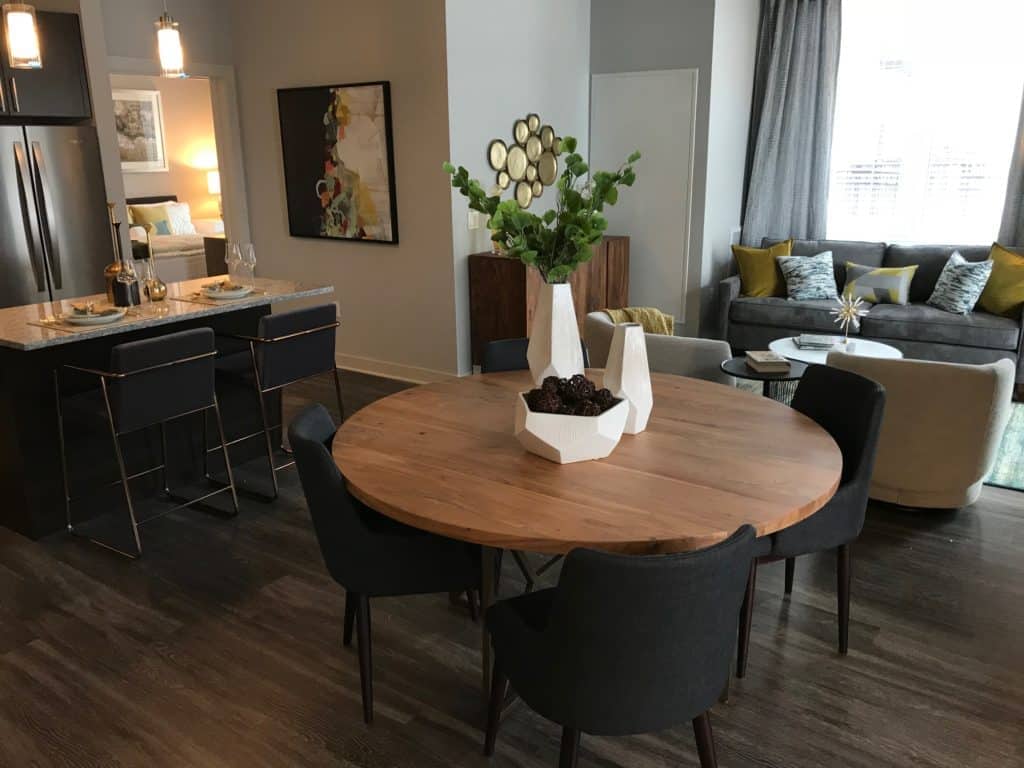 Model Unit Great Room Designer Furniture Assembly